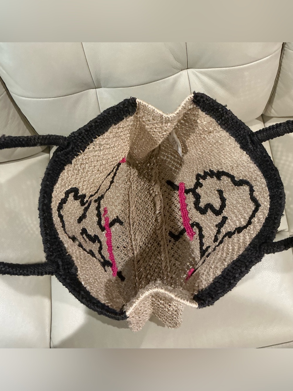 Jacksons of London 100% Poodle Jute Bag - Picture 3 of 5